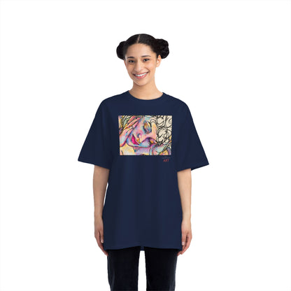 Beefy-T®  Short-Sleeve T-Shirt - Motiv: Front Mara, H 20 cm & Rückseite Mara, H 26 cm