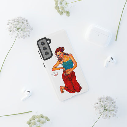 Tough Cases - Google Pixel - Samsung Galaxy - Motiv: Lea, Weiß