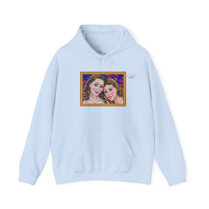 Unisex Heavy Blend™ Hooded Sweatshirt - Motiv: Front "Freundinnen" H 17,5 cm