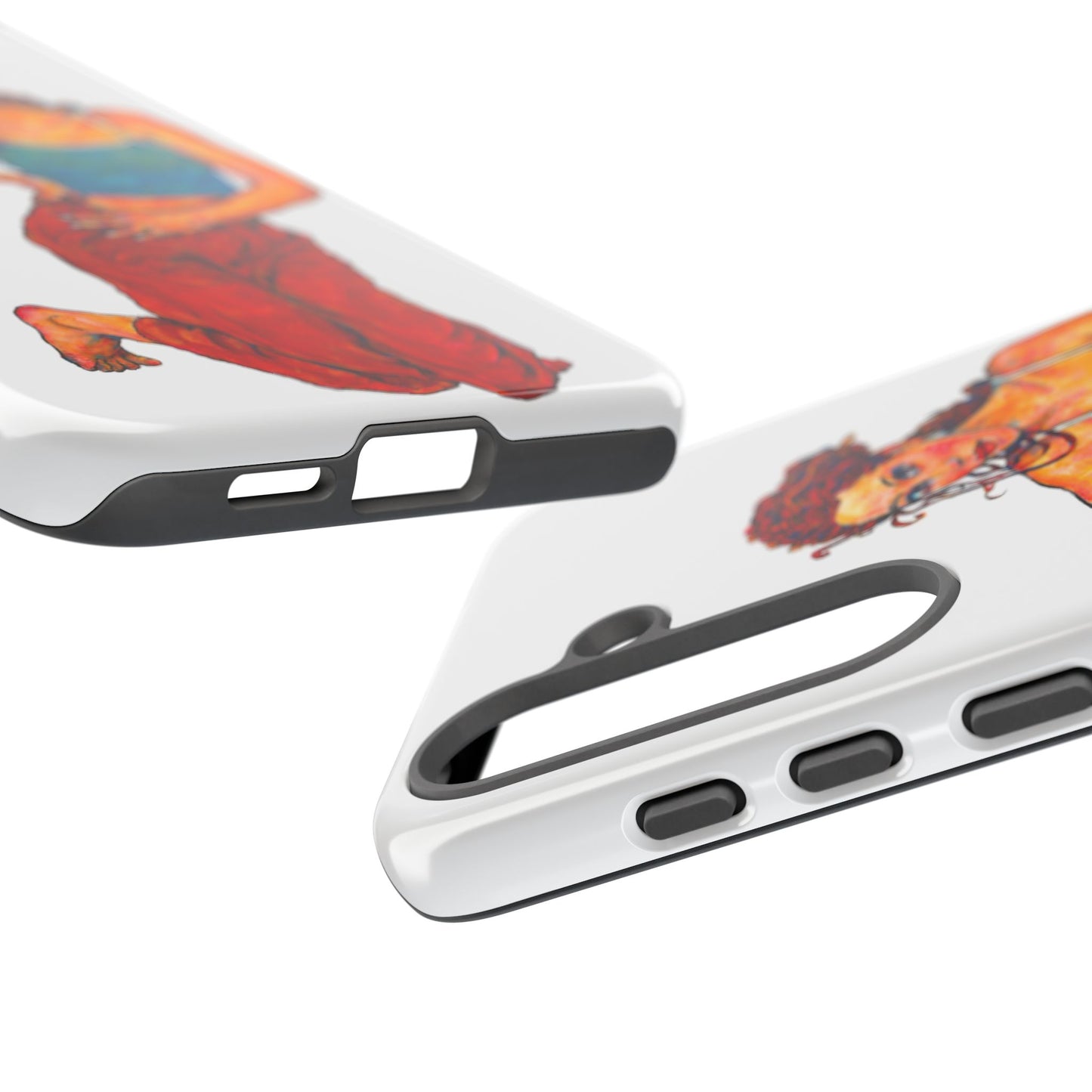 Tough Cases - Google Pixel - Samsung Galaxy - Motiv: Lea, Weiß