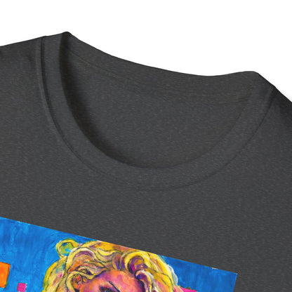 Unisex Softstyle T-Shirt - Motiv: Front Maria,  H 33cm