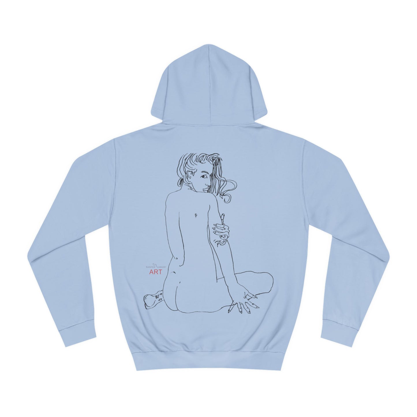 Unisex College Hoodie - Motiv Front Emilia (klein) & Rückseite Emilia