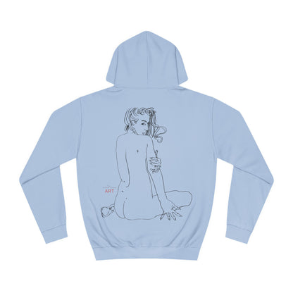Unisex College Hoodie - Motiv Front Emilia (klein) & Rückseite Emilia