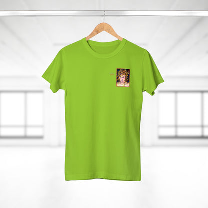 Single Jersey Women's T-shirt - Motiv: Antonietta, Front  H 9 cm & Rückseite H 37 cm