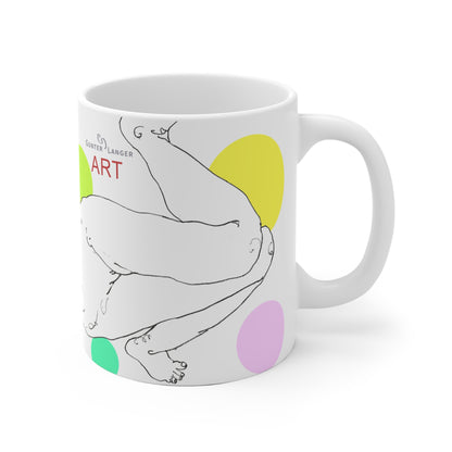 Ceramic Mug (EU) - Motiv: Leonie, Farbkreise