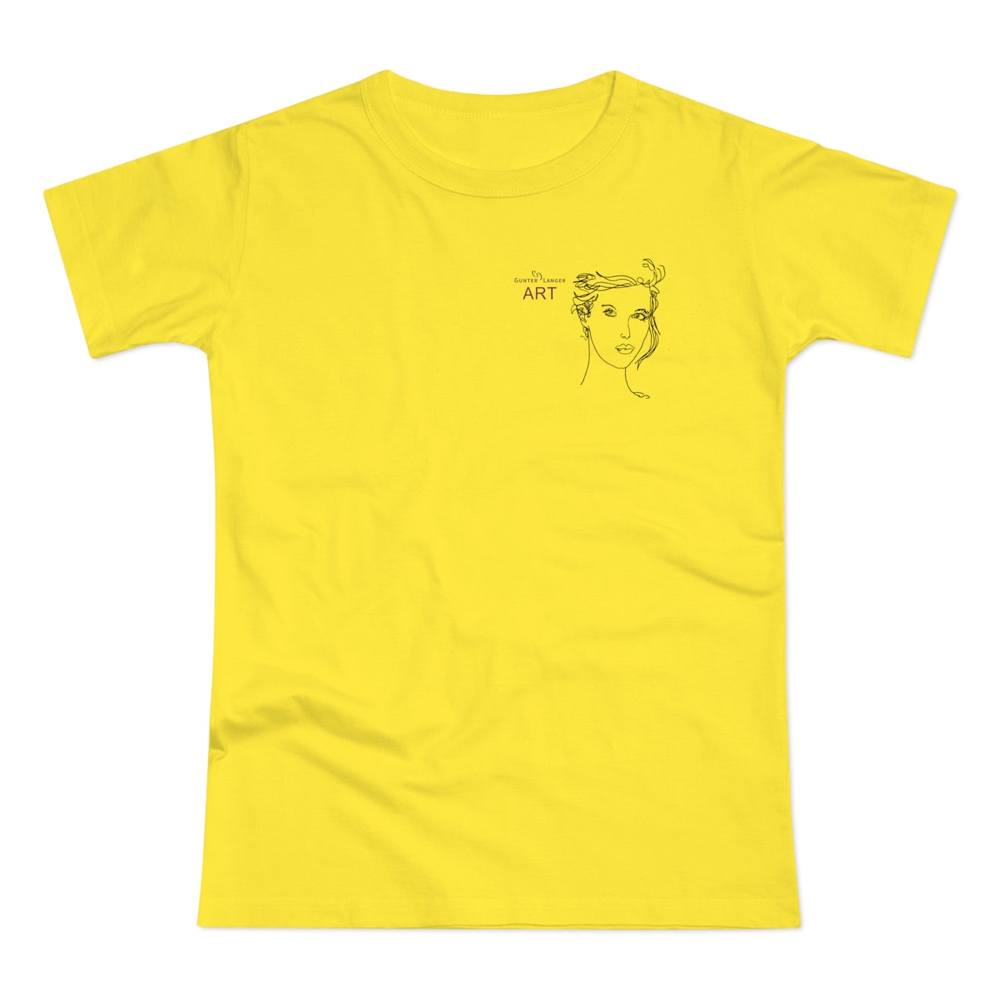 Single Jersey Women's T-shirt - hell - Motiv: Helena, H 11,5 cm