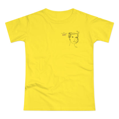 Single Jersey Women's T-shirt - hell - Motiv: Helena, H 11,5 cm