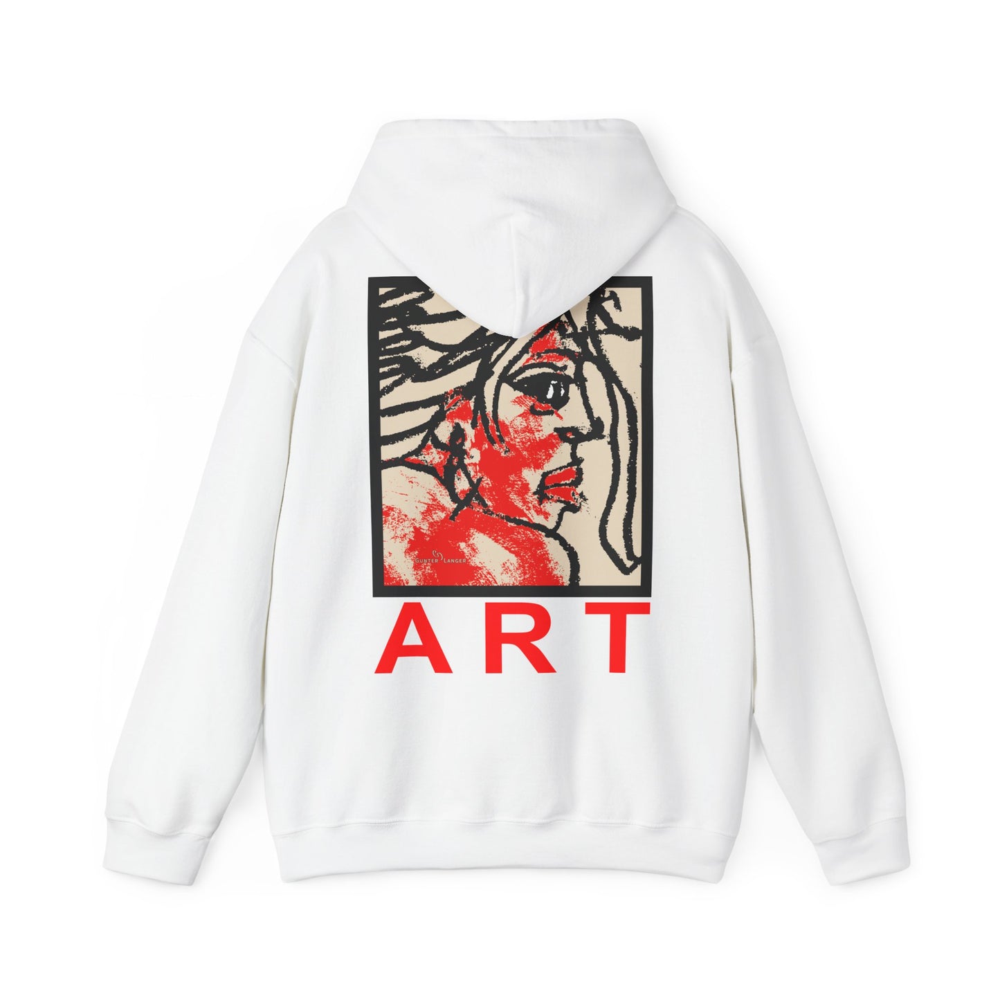 Unisex Heavy Blend™ Hooded Sweatshirt - Motiv: Rückseite "Ria", H43 cm