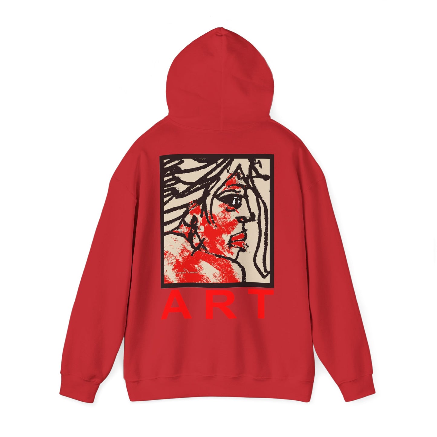 Unisex Heavy Blend™ Hooded Sweatshirt - Motiv: Rückseite "Ria", H43 cm