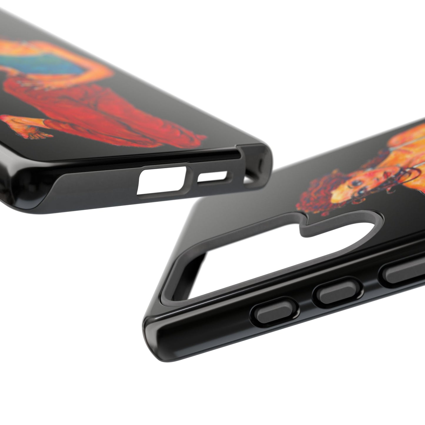 Tough Cases - Google Pixel - Samsung Galaxy - Motiv: Lea, Schwarz