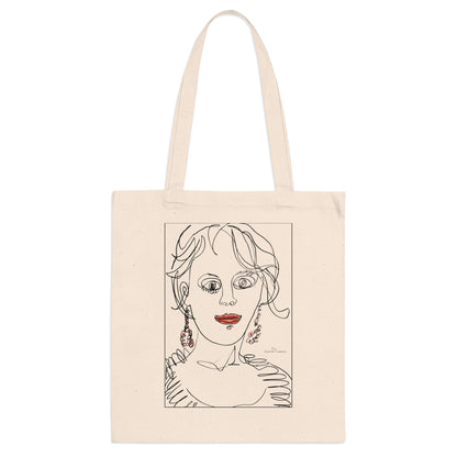 Tote Bag - Motiv: Kim, einseitig bedruckt, H 30,5 cm