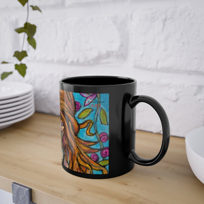 Black Coffee Cup, 11oz - Motiv: Ida, Ausschnitt