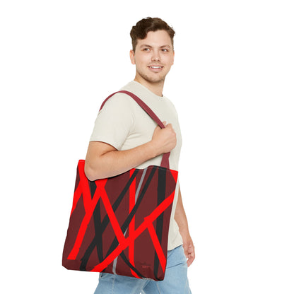 Tote Bag (AOP) - Motiv: Mikado, Rot
