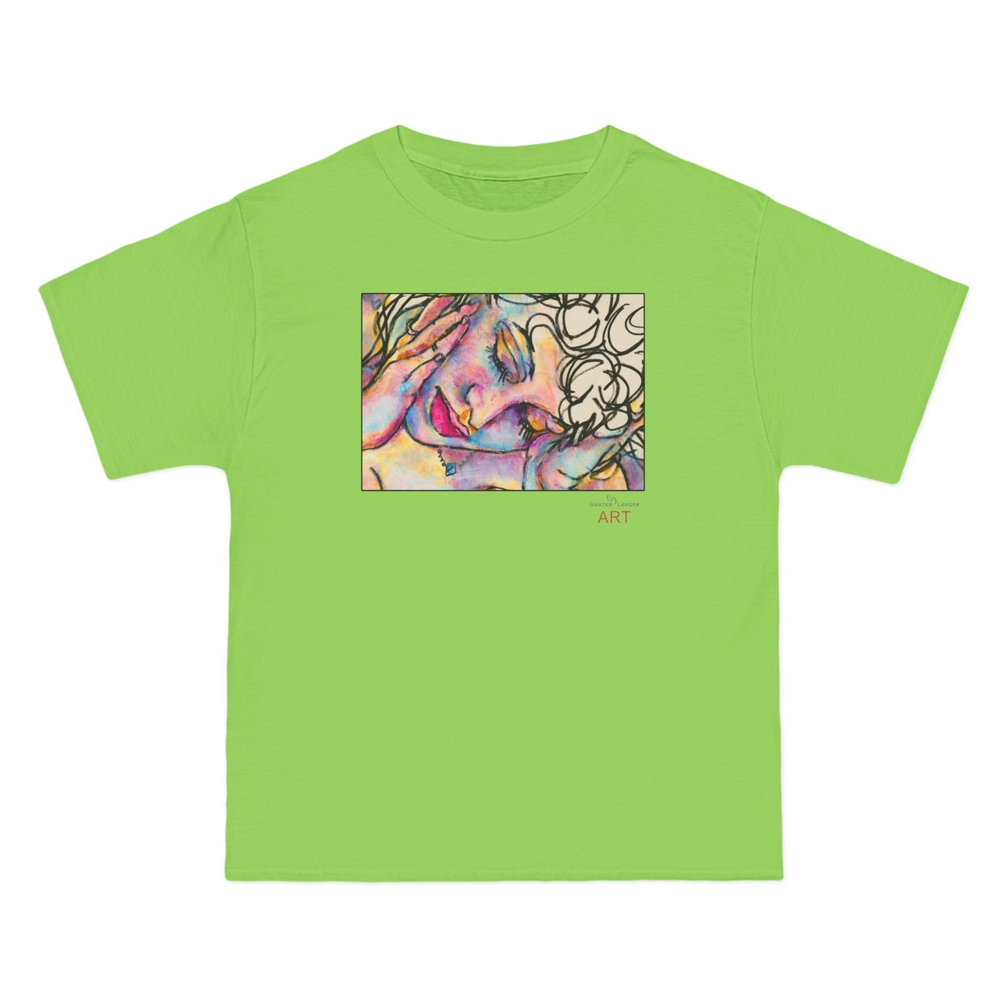 Beefy-T®  Short-Sleeve T-Shirt - Motiv: Front Mara, H 20 cm & Rückseite Mara, H 26 cm