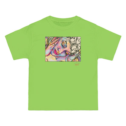 Beefy-T®  Short-Sleeve T-Shirt - Motiv: Front Mara, H 20 cm & Rückseite Mara, H 26 cm