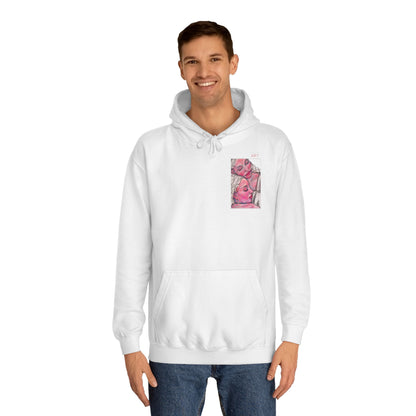 Unisex College Hoodie - Motiv: Front Zuflucht & Rückseite Zuflucht