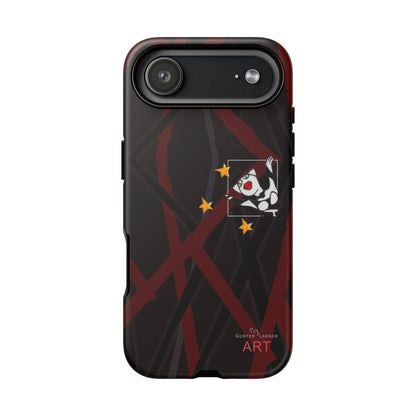 Tough Cases - iPhone - Motiv:  "Miau" klein H 8 cm, Sternenhimmel, Mikado3