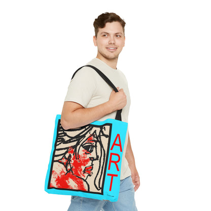 Tote Bag (AOP) - Motiv:  Front Ria & Rückseite Ria Blau