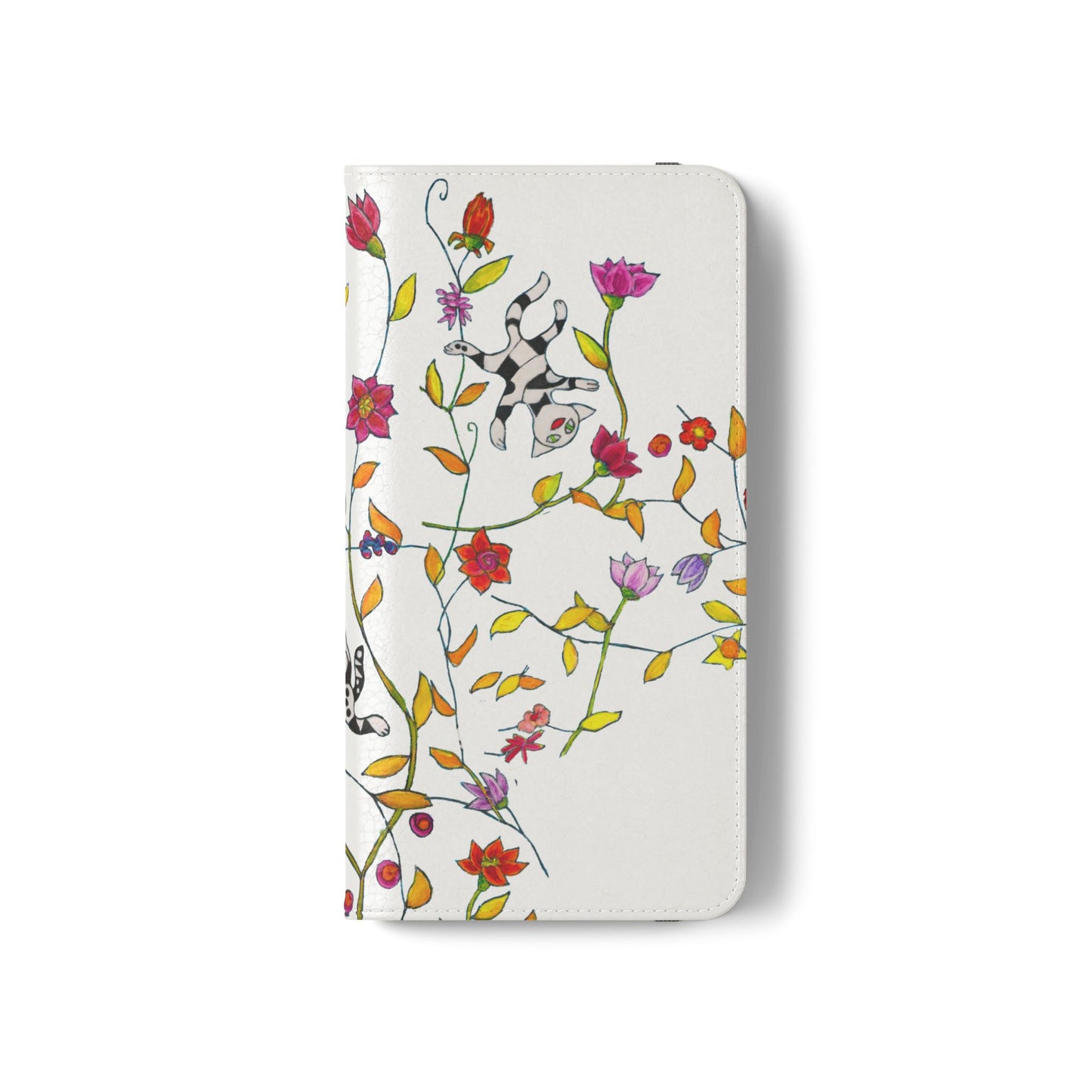 Flip Cases - Motiv: Drei Karierte Katzen auf weiß