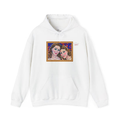Unisex Heavy Blend™ Hooded Sweatshirt - Motiv: Front "Freundinnen" H 17,5 cm