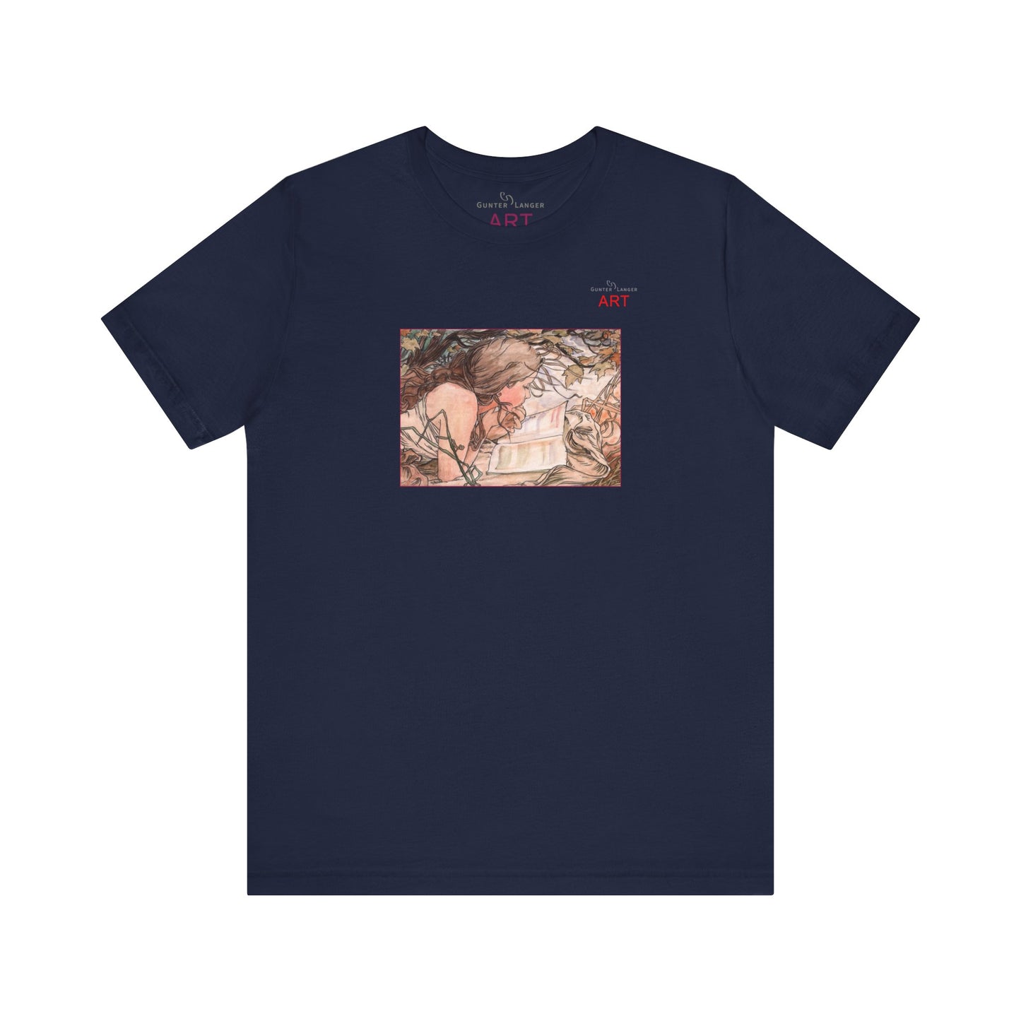 Jersey Short Sleeve Tee - Motiv: Front Antonia, H 15,73 cm