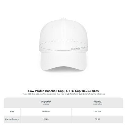 Low Profile Baseball Cap - Motiv: Sonne Mond und Sterne