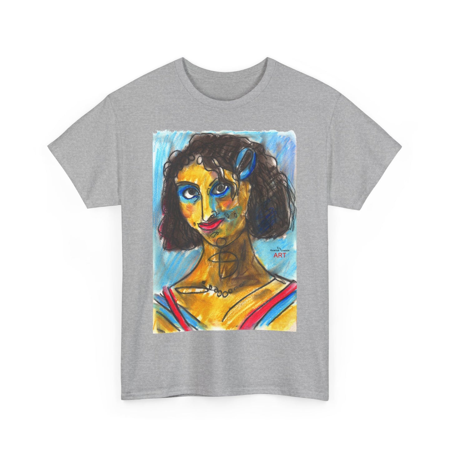 Unisex Heavy Cotton Tee - Motiv: Front Frechdax
