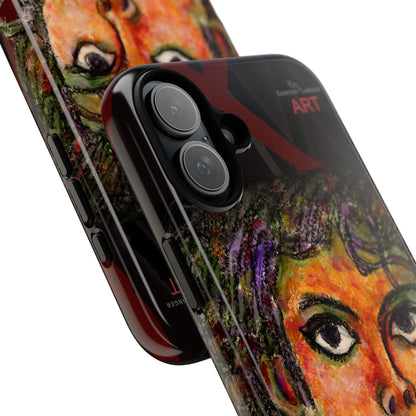 Tough Cases - iPhone - Motiv: MJ, Schwarz