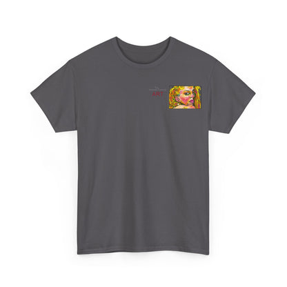 Unisex Heavy Cotton Tee - Motiv: Romina, H 7 cm