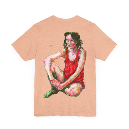 Unisex Jersey Short Sleeve Tee - Motiv: Front Alea (Ausschnitt) & Rückseite  Alea
