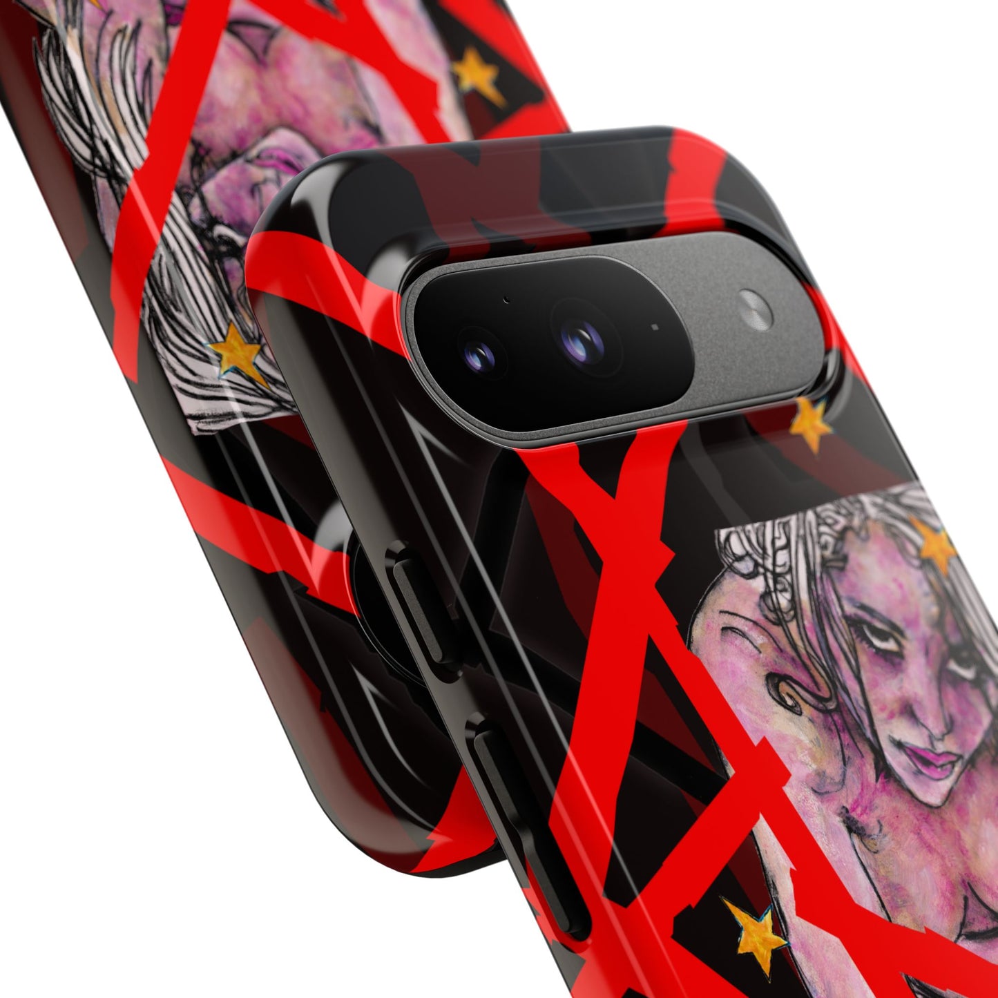 Tough Cases - Google Pixel - Samsung Galaxy - Motiv: Stella, Mikado