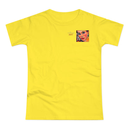 Single Jersey Women's T-shirt - Motiv: Lea, H 7 cm