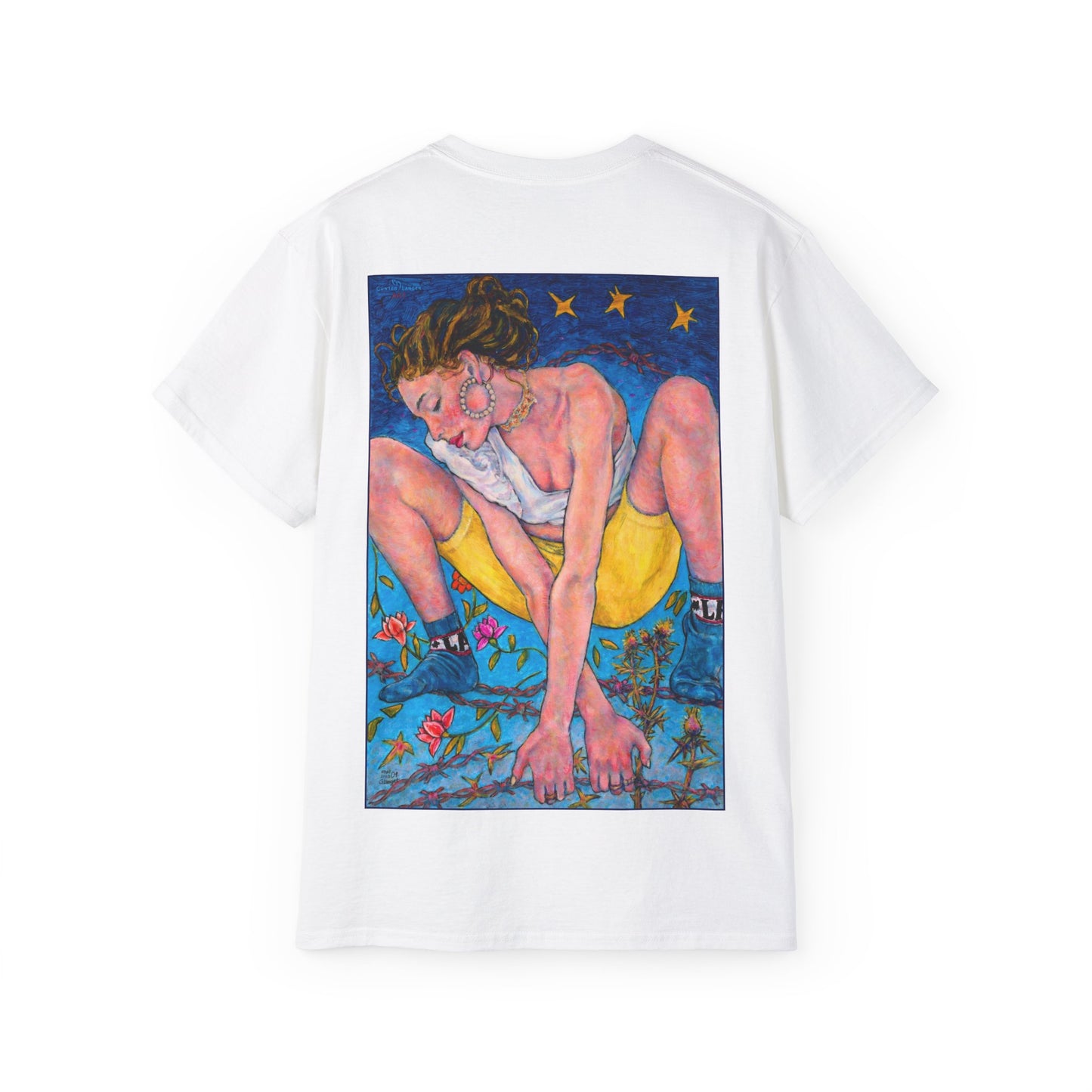 Unisex Ultra Cotton Tee - Motiv: Alva & Alva, Neck Label