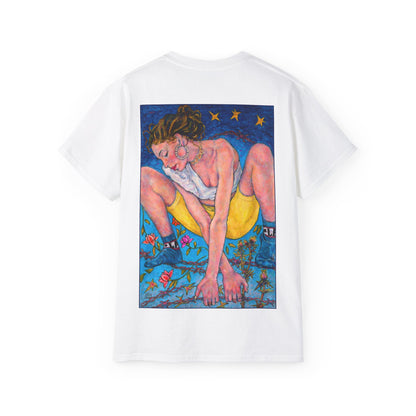 Unisex Ultra Cotton Tee - Motiv: Alva & Alva, Neck Label