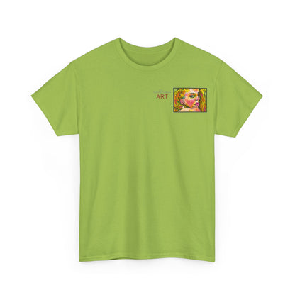 Unisex Heavy Cotton Tee - Motiv: Romina, H 7 cm