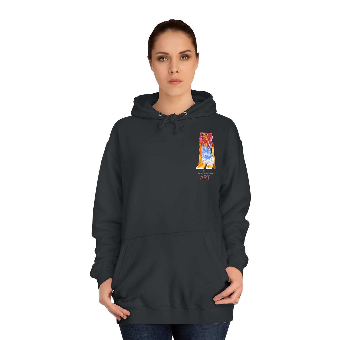 Unisex College Hoodie -  Motiv: Steffi (klein) & Steffi