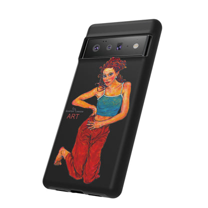 Tough Cases - Google Pixel - Samsung Galaxy - Motiv: Lea, Schwarz