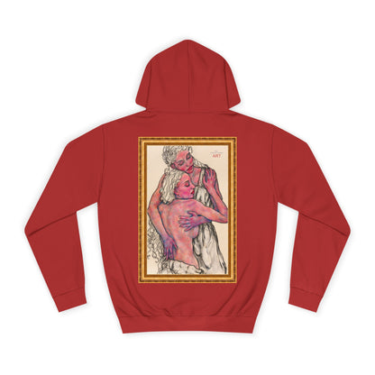 Unisex College Hoodie -  Motiv: Rückseite Zuflucht gerahmt