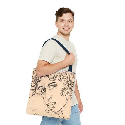 Tote Bag (AOP) - Motiv: Front Karla & Rückseite Lisa