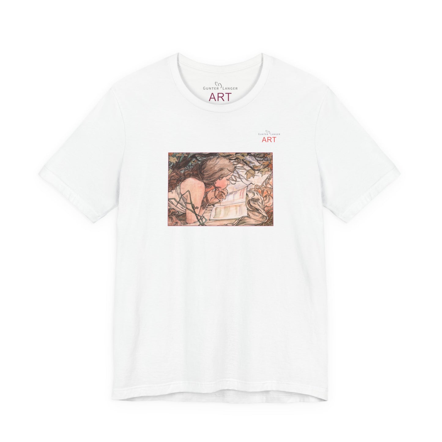 Jersey Short Sleeve Tee - Motiv: Front Antonia, H 15,73 cm
