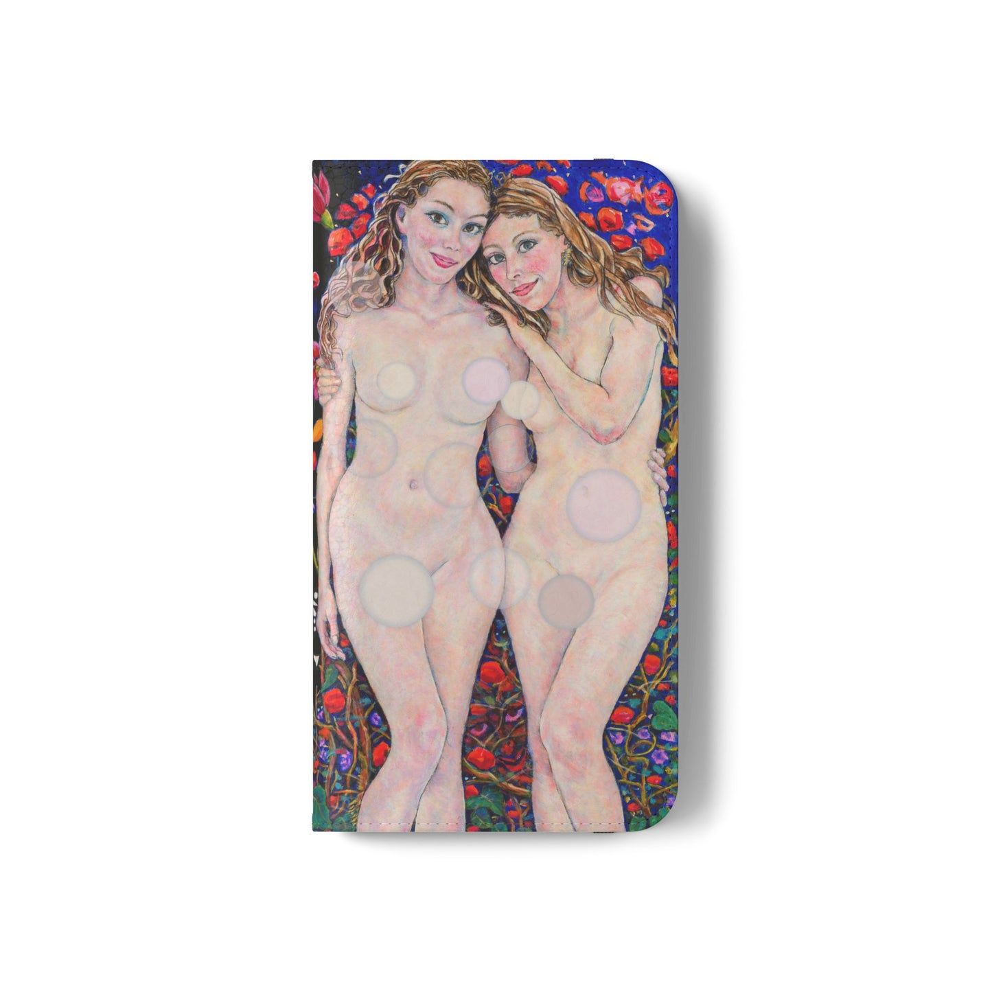 Flip Cases - Motiv: Waldnymphen, Schwarz, Seifenblasen