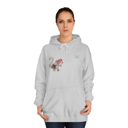 Unisex College Hoodie - Motiv: Ratte & Karambolage