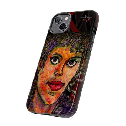 Tough Cases - iPhone - Motiv: MJ, Schwarz