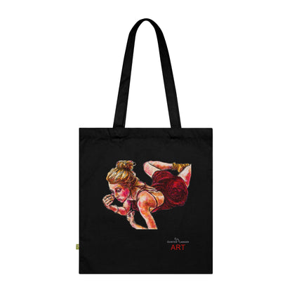 Organic Cotton Tote Bag - Motiv: Marla, einseitig bedruckt, H 19 cm