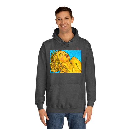 Unisex College Hoodie - Motiv: Front Fine, H 24,0 cm