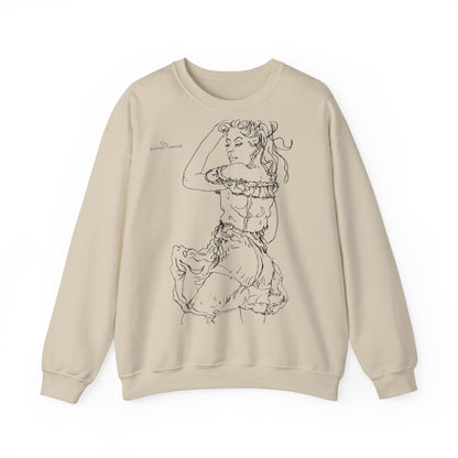 Unisex Heavy Blend™ Crewneck Sweatshirt - Motiv: Front Valentina, H 43 cm