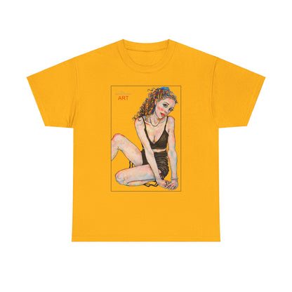 Unisex Heavy Cotton Tee - Motiv: Front Francis,  H 41 cm