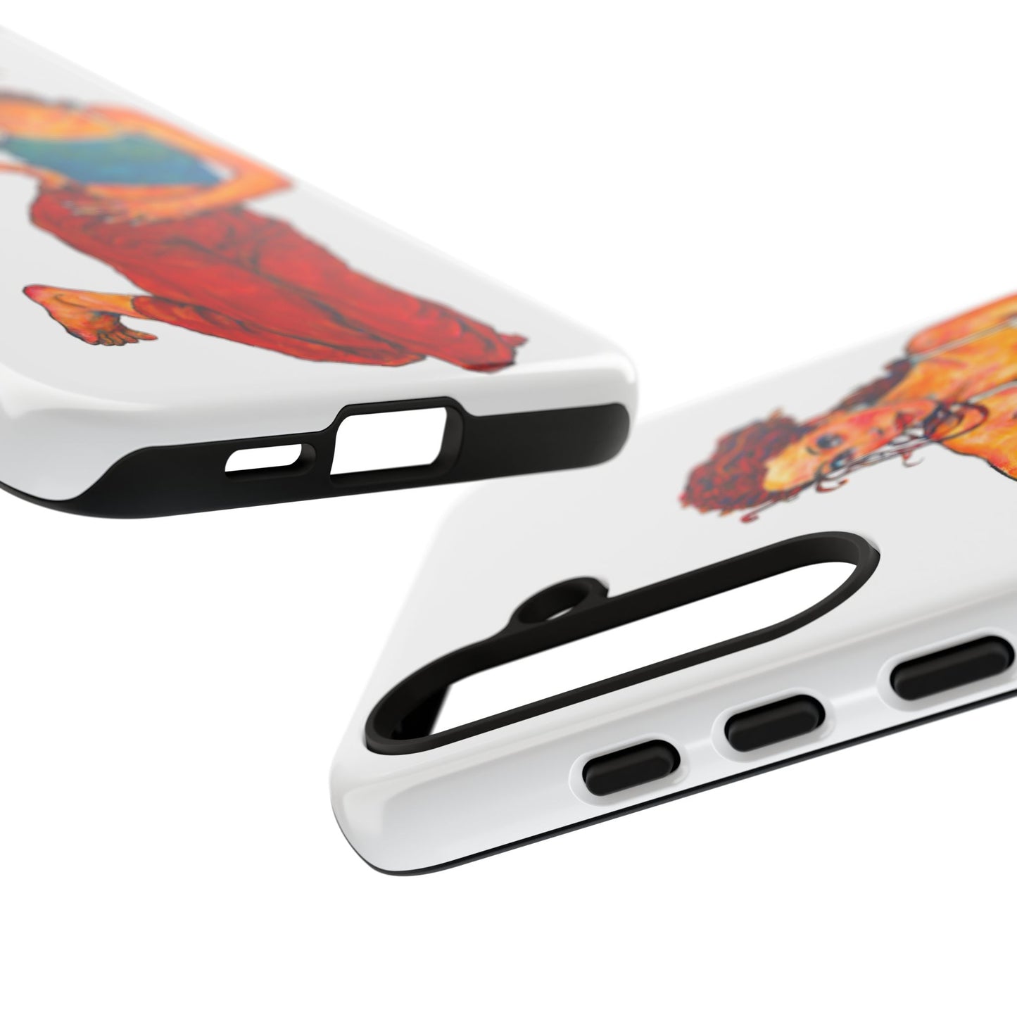 Tough Cases - Google Pixel - Samsung Galaxy - Motiv: Lea, Weiß