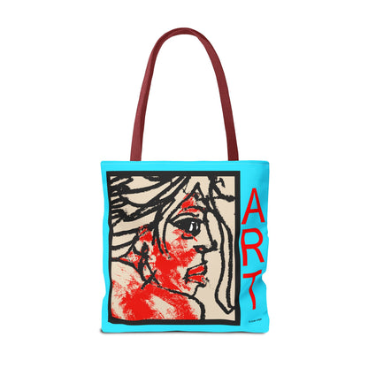 Tote Bag (AOP) - Motiv:  Front Ria & Rückseite Ria Blau