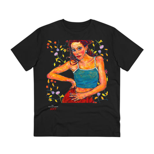 Organic Creator T-Shirt - Motiv: Lea A02, Ranken, 40,45 cm